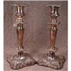 Image 1 : Candlesticks SILVER GRAPE Pattern ANTIQUE #931138
