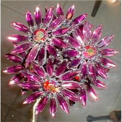 REGENCY Brooch LARGE Colorful VINTAGE #931406