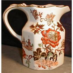 MASONS Jug Golden Azalea PITCHER  ANTIQUE  #931431