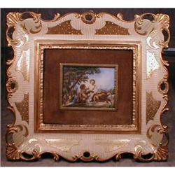 Miniature BOUCHER Painting VINTAGE #931439