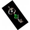 Image 1 : EMERALD  Diamond Anninversary Key Pendant #931464