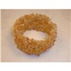 Image 1 : Citrine Wide Slip-On Beaded Bangle Bracelet #931508