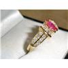 Image 1 : Marquise Ruby and Diamond Ring #931987