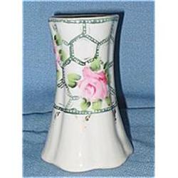 Nippon China Floral Hat Pin Holder #931995