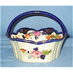 Noritake Moriyama Enameled  Porcelain Basket #931998