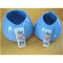 Hall Rose Parade Sugar Bowl and Creamer #1259 #932005