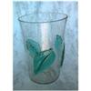 Image 1 : Crackle Glass Leaf Beaker by Blenko Glass #932372