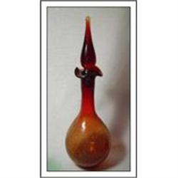 Crackle Glass Decanter #932398