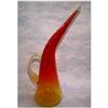 Image 1 : Large Elongated Spout Crackle Glass Pitcher by #932408