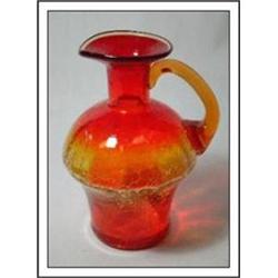 Crackle Glass Pitcher #932415