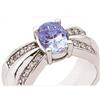 Image 1 : Diamonds 2.57 CT DIAMOND & BLUE SAPPHIRE ring #932568