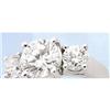 Image 1 : 2 carat PLATINUM DIAMOND RING 3 stone natural #932639