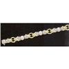 Image 1 : 0.75 ct natural diamond gold jewelry BRACELET #932690