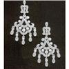 Image 1 : 2.27 carats DIAMOND CHANDELIER EARRINGS real #932864