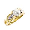 Image 1 : 1.20 ct GIA diamond engagement ring infinity H #932899