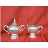 Image 1 : Silver Plate Sugar and Creamer Rogers #933032
