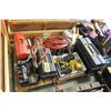 Image 1 : PALLET WITH AIR HOSE, GRINDER, SAWS, FILES, SOCKETS, ETC