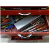 Image 12 : MAC 10 DRAWER RED TOOLBOX C/W ALL TOOLS INCLUDING SOCKETS, WRENCHES, SCREWDRIVERS, BATT CHARGER, ETC