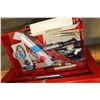 Image 7 : MAC 10 DRAWER RED TOOLBOX C/W ALL TOOLS INCLUDING SOCKETS, WRENCHES, SCREWDRIVERS, BATT CHARGER, ETC