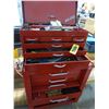 Image 9 : MAC 10 DRAWER RED TOOLBOX C/W ALL TOOLS INCLUDING SOCKETS, WRENCHES, SCREWDRIVERS, BATT CHARGER, ETC