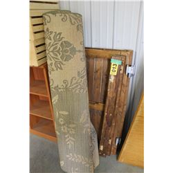 2 SALOON DOORS (APPROX. 48" X 24") & AREA RUG