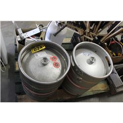 2 BEER KEGS