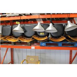 APPROX. 12 BROWN/BLACK CHAIRS