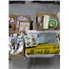 Image 2 : PALLET WITH BEER CUPS, SIGNS, GLASSES, TINS, ETC - 4 BOXES