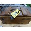 Image 1 : WOODEN AMMUNITION BOX