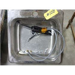 STAINLESS STEEL SINK & FAUCET