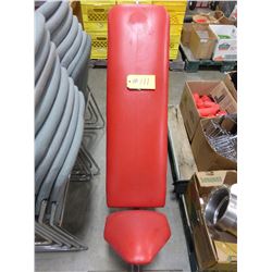 RED EXERCISE BENCH