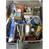 Image 1 : 5 BOXES WITH CUPS, WINE PICTURE, BEER STEINS, CANNISTERS, ETC