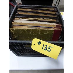CRATE WITH ASSORTED 78 RPM RECORDS