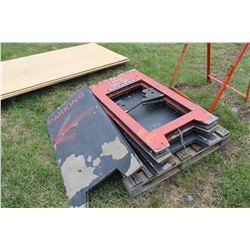 PALLET WITH ASSORTED SANDWICH BOARD SIGNS