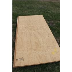 4 SHEETS OF PLYWOOD (ALL FOR ONE MONEY)