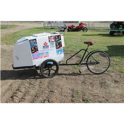 ICE CREAM CART & BICYCLE