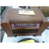 Image 1 : ANTIQUE WOOD RADIO WITH WOOD CASE