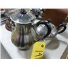 Image 1 : 2 MARLBORO SILVER EP TEA POTS