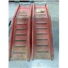 Image 1 : 2 RED METAL CAR RAMPS
