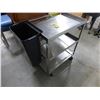 Image 1 : LAKESIDE STAINLESS STEEL COMMERCIAL ROLLING 2 TIER CART