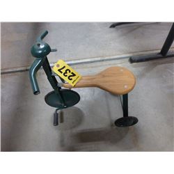 VINTAGE CAST/WOOD TRICYCLE