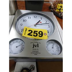 2 SMALL WALL CLOCKS (1 - DR. PEPPER)