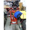 Image 1 : HUSKY UPRIGHT AIR COMPRESSOR C/W HOSE & REEL