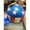 Image 1 : EASY RIDER HELMET WITH USA FLAG MOTIF (SIZE MEDIUM)