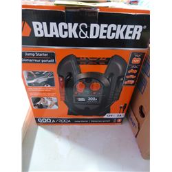 AS NEW - BLACK & DECKER JUMP STARTER (600/300 AMP; 12 VOLT)