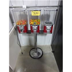 3 HEAD CANDY MACHINE WITH KEY