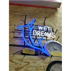 NEON SIGN "WET DREAMS" (WORKING)