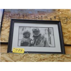 FRAMED AUSTRAILIAN FAMILY PICTURE