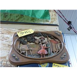 WOOD WATER WELL PLAQUE