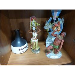 3 HAWAII & 1 KAISER AUSTRALIA COLLECTOR BOTTLES